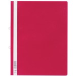 Skoroszyt A4 z możliwością wpięcia do segregatora wykonany z PCW czerwony 258003