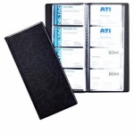 Wizytownik książkowy VISIFIX na 192 wizytówki czarny 2402 01