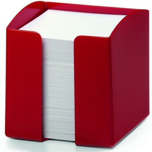 Pojemnik na karteczki DURABLE TREND czerwony.jpg