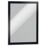 Ramka magnetyczna samoprzylepna DURAFRAME A4 z uchylną przednią stroną op.2szt czarna /487201/