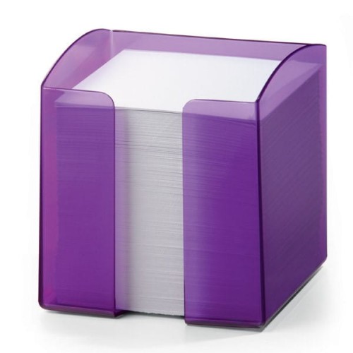 Pojemnik na karteczki DURABLE TREND transparentny fioletowy.jpg