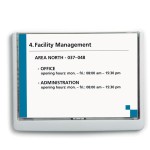 Tabliczka przydrzwiowa Click Sign  A5 210x148,5 mm biała 4866 02