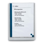 Tabliczka przydrzwiowa Click Sign A4 210x297 mm biała 4867 02