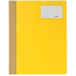 Skoroszyt A4 z kolorową okładką szerokość ponadstandardowa wykonany z PCW żółty 250004