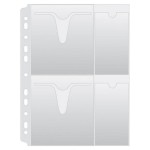 Koszulka zawieszkowa DONAU na 4 CD i opis 1szt /1715001PL-00/