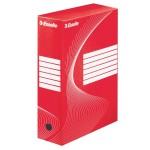 Pudełko archiwizacyjne ESSELTE boxy 100 mm poj. 1000 kartek czerwone