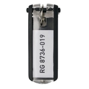 Zawieszki do kluczy KEY CLIP czarne 6 sztuk 1957 01