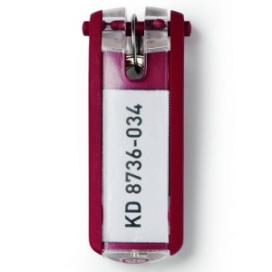 Zawieszki do kluczy KEY CLIP czerwone 6 sztuk 1957 03