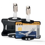 Etui do kart z klipem 54x85mm czarne 25 sztuk 8118 01