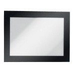 Ramka magnetyczna samoprzylepna z uchylną przednią stroną op.2 szt czarna /487001/