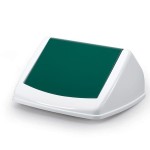 Pokrywa prostokątna do pojemnika 40l DURABIN FLIP-LID SQUARE biało-zielona /1801574012/ [WYPRZEDAŻ]