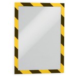 Ramka magnetyczna samoprzylepna DURAFRAME SECURITY A4 dwukolorowa żółto-czarna 2 szt. 4944 130