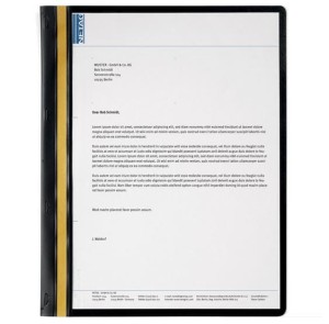 Skoroszyt do oprawy dokumentów A4 DURABIND 1-30 kartek czarny 225001