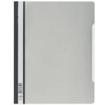 Skoroszyt A4 z przezroczystą okładką z twardej folii szary 2570 10