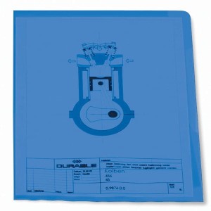Obwoluta przeźroczysta  A4 niebieska 0,12mm 100 sztuk 233706