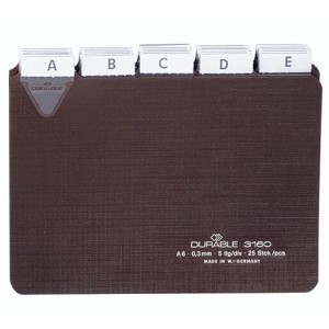 Przekładki poziome A6 do kartoteki...