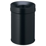 Kosz na śmieci okrągły 15l SAFE+ czarny 332501