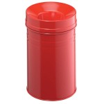 Kosz na śmieci okrągły 15l SAFE+ czerwony 332503