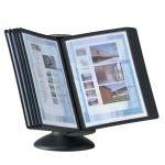 Zestaw stołowy z 10 panelami A4 SHERPA MOTION czarny /558701/