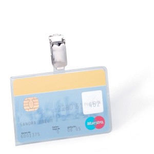 Etui na karty z klipem 54x85mm 25...