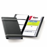 Wizytownik książkowy VISIFIX na 96 wizytówek antracytowy 8581 58