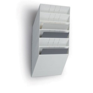 Półki na ulotki poziome A4 FLEXIBOXX 6 szt. białe 17097850 10