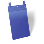  Kieszeń magazynowa z paskami montażowymi A4 pionowa DURABLE niebieska 50szt. 1750 07