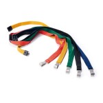 Smycz do identyfikatorów DURABLE Soft Colour, żółta, 10 szt