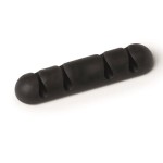 Klips samoprzylepny na 4 kabele Durable CAVOLINE Clip4 grafitowy 2szt. /504037/