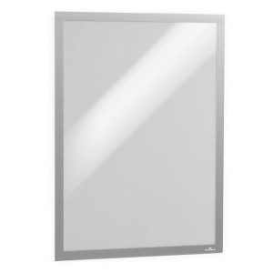 Ramka magnetyczna informacyjna A2 465x639mm na reklamę 409x583mm DURAFRAME POSTER srebrna 1szt. /505323/