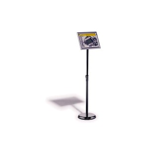 Stojak podłogowy A4 DURABLE z aluminiową ramą zatrzaskową srebrny 1szt. /479823/