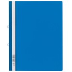 Skoroszyt A4 z możliwością wpięcia do segregatora wykonany z PCW niebieski 2580 06