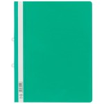 Skoroszyt A4 z możliwością wpięcia do segregatora wykonany z PCW  zielony 258005