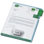 Obwoluta z kieszenią na kasetę do dyktafonu niebieska 234706