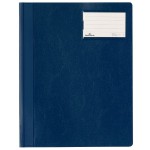 Skoroszyt A4 z kolorową okładką  szerokość ponadstandardowa PCW granatowy 250007
