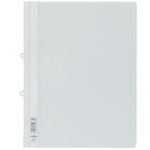 Skoroszyt A4 z możliwością wpięcia do segregatora wykonany z PCW biały 258002