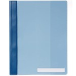 Skoroszyt A4 z przeźroczystą okładką szerokość ponadstandardowa wykonany z PCW niebieski 251006