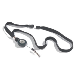 Taśma z mechanizmem ściągającym i karabińczykiem czarna 1 sztuka 8223 01