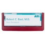 Tabliczka przydrzwiowa Click Sign 149x52,5 mm czerwona /486003/