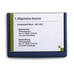 Tabliczka przydrzwiowa Click Sign  A5 210x148,5 mm granatowa 4866 07