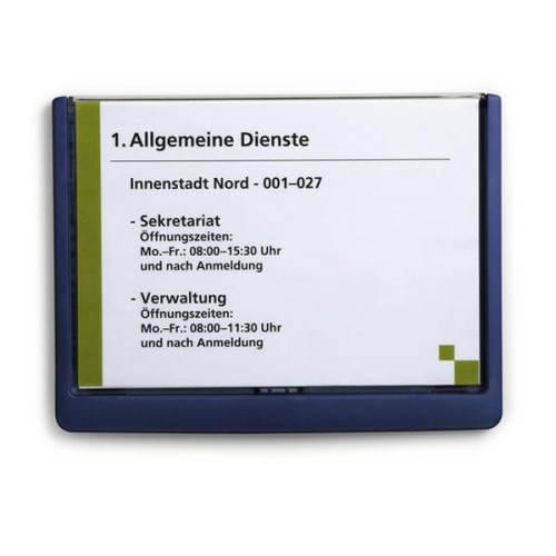 Tabliczka informacyjna DURABLE CLICK SIGN A5 granatowa.jpg