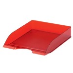 Półka na dokumenty BASIC A4 czerwona transparentna 17016720 03